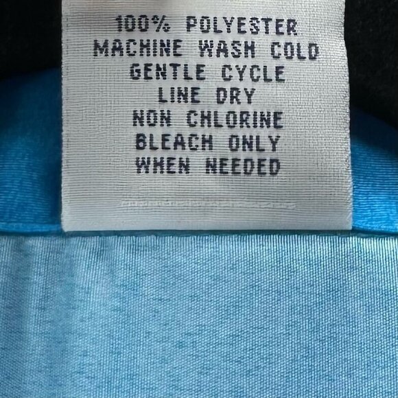 HIGHSEAS Resort Wear Hawaiian Shirt Mens L Bahamas Palm Tree Short Sleeves Blue - Picture 11 of 11